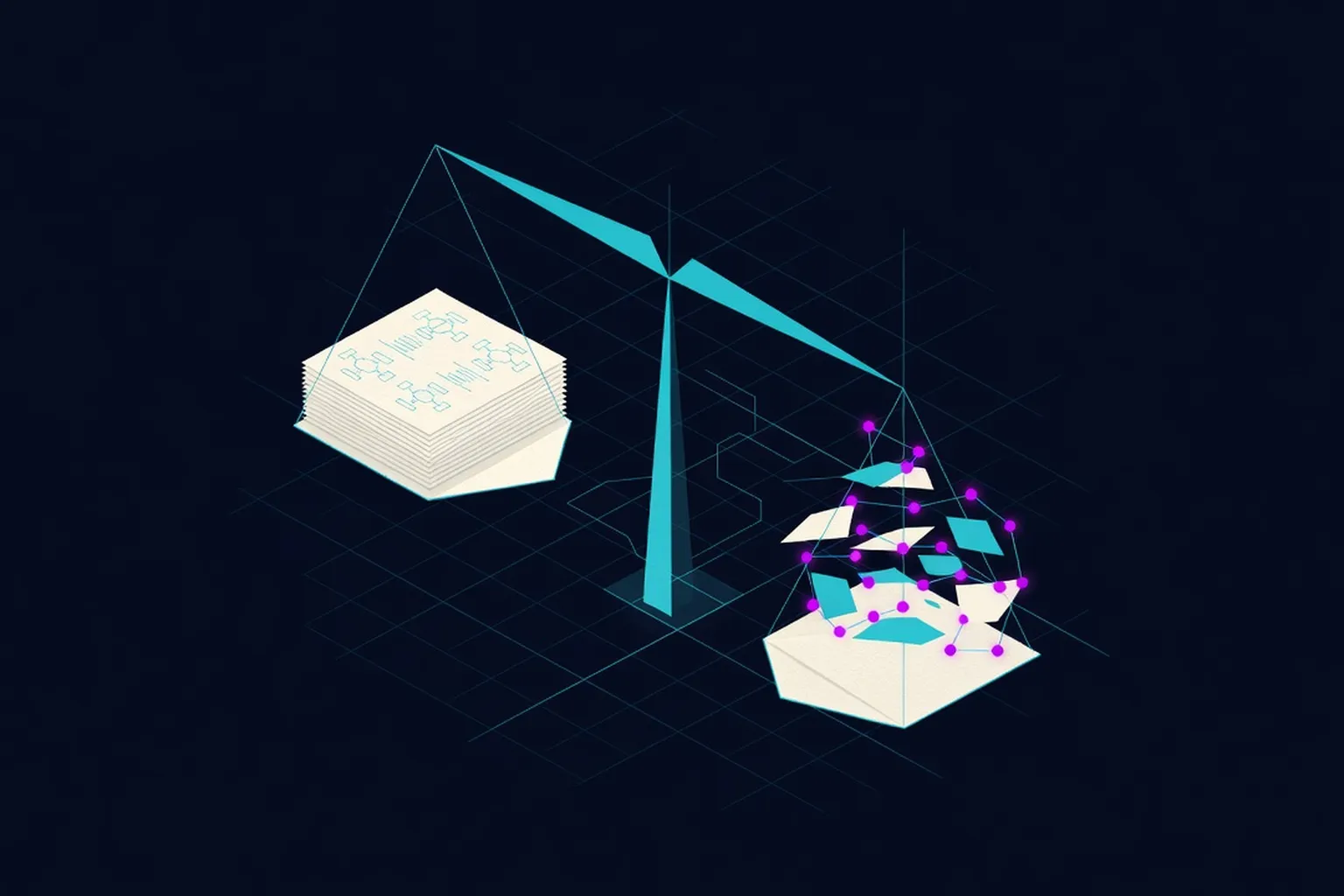 Balance scale weighing classic against modern NoSQL papers