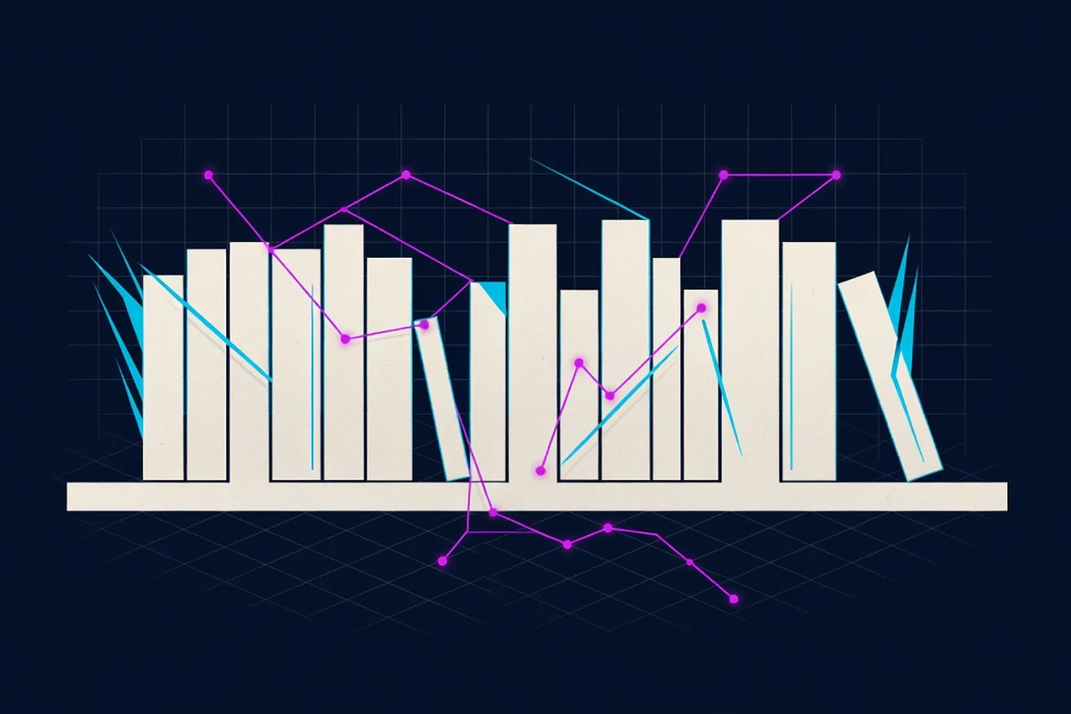 Must-read paper shelf with twelve spines